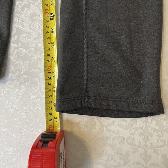 Athleta Small Fleece Lined Thermal Winter Straight Leg Pants Dark Gray - Picture 7 of 11